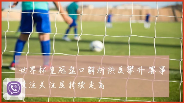 世界杯皇冠盘口解析热度攀升 赛事投注关注度持续走高